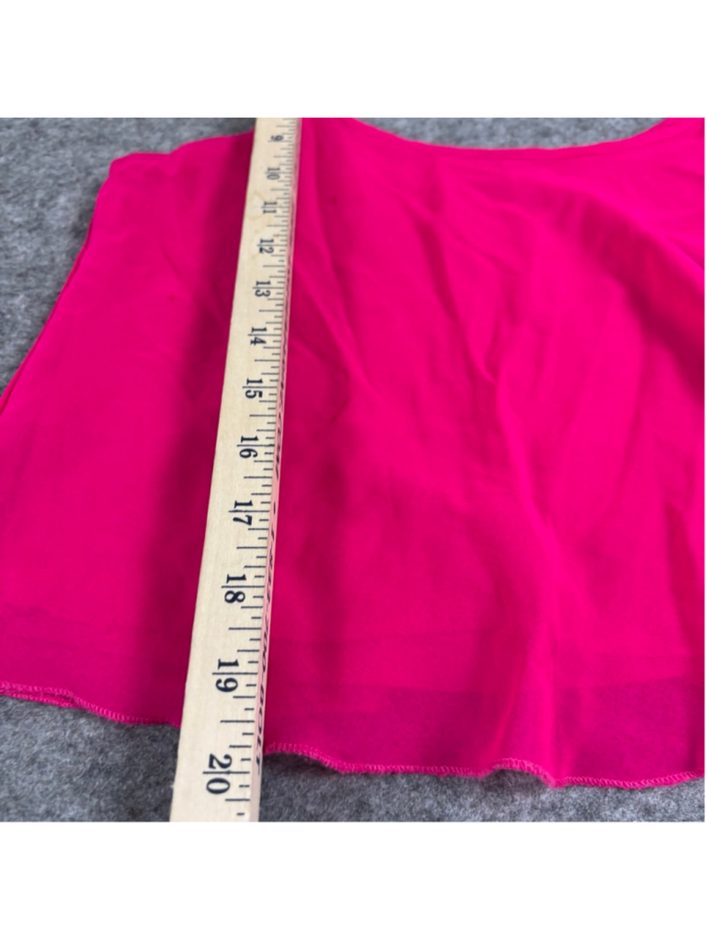 Charlotte Russe M Hot Pink Chain Strap Crop Tank Top Y2K Barbiecore - Picture 9 of 9